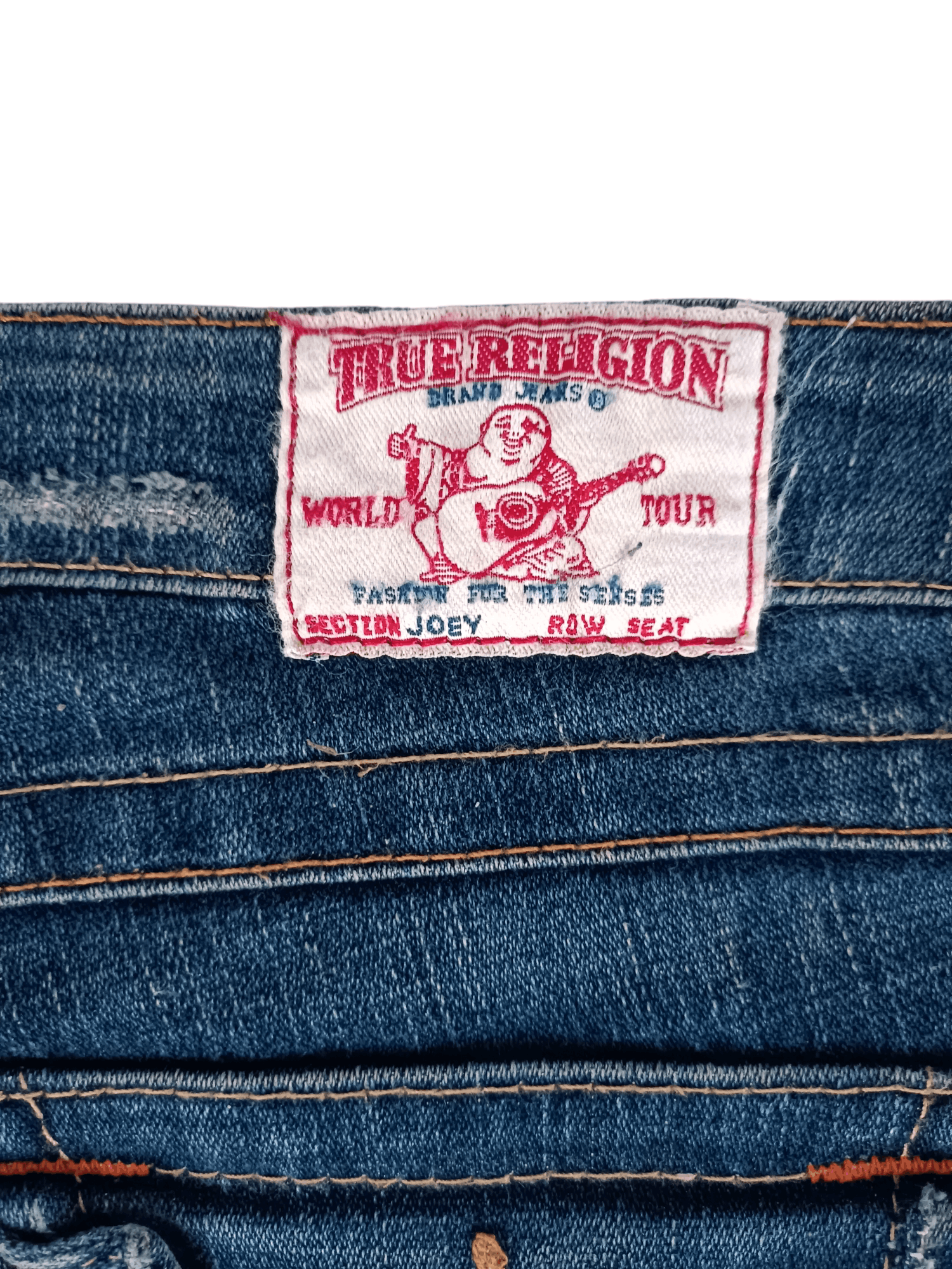 True Religion × Vintage True Religion ひ Joey Flare Distressed Unisex Jeans Size US 28 / EU 44 - 22 Thumbnail