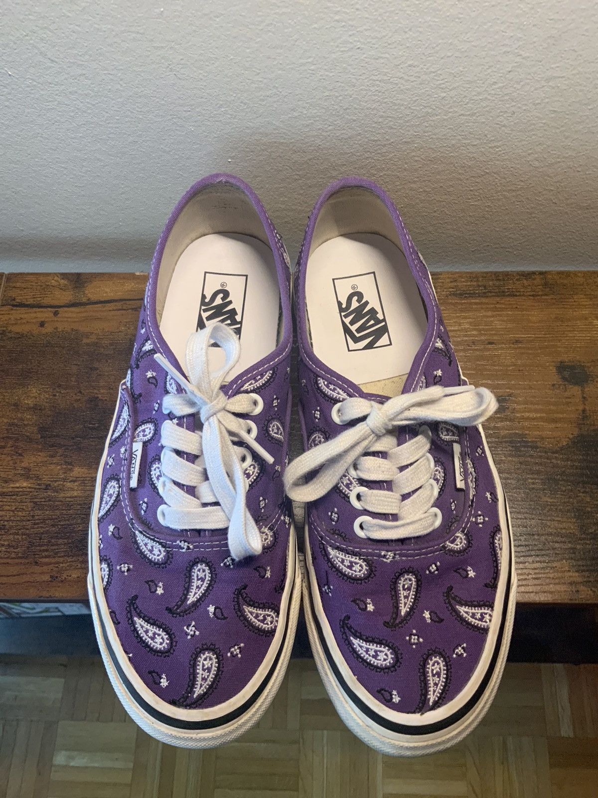 Fashion low purple vans