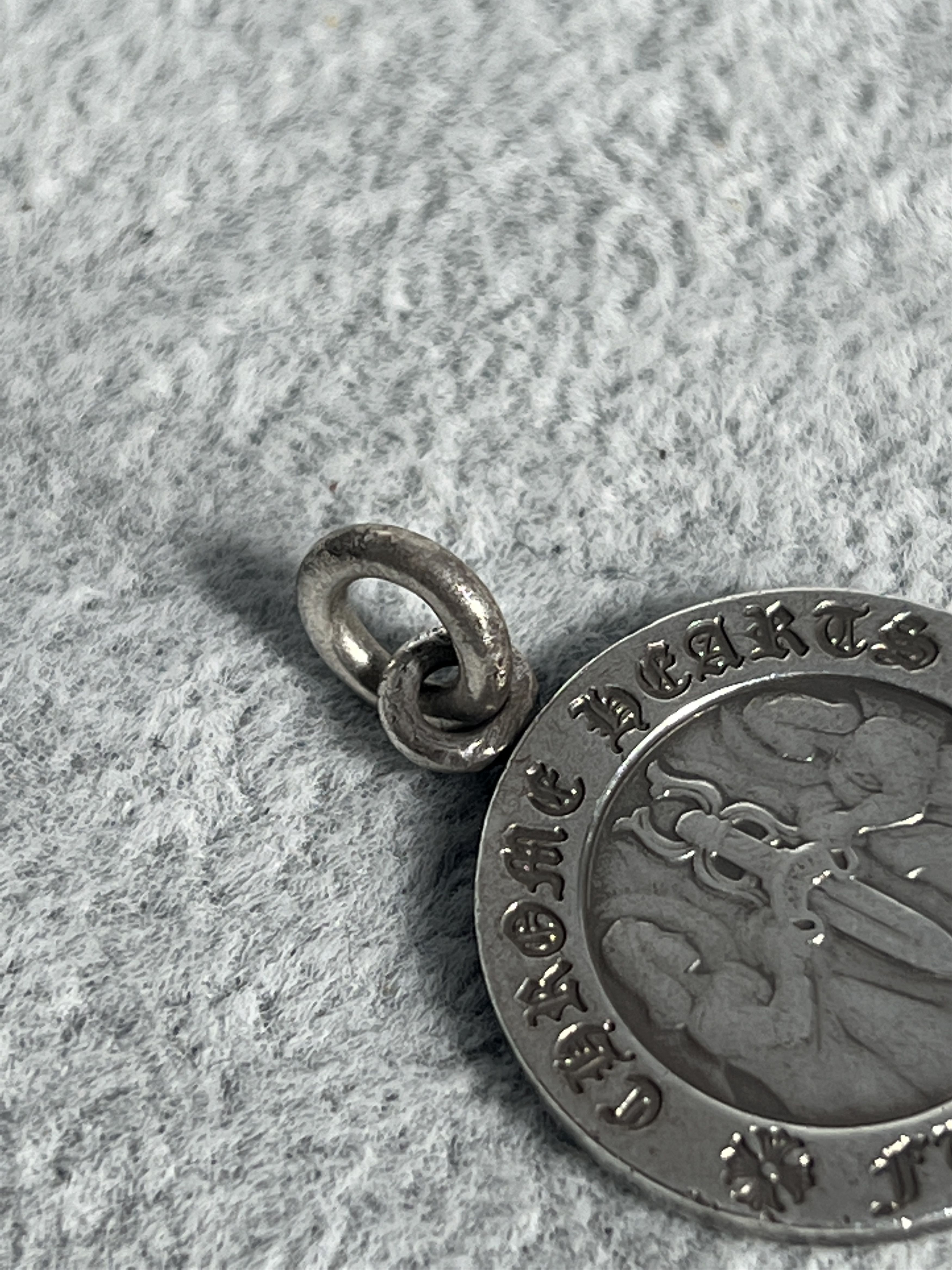 Chrome Hearts Chrome Hearts Dagger Medallion Pendant Charm Silver Size ONE SIZE - 6 Thumbnail