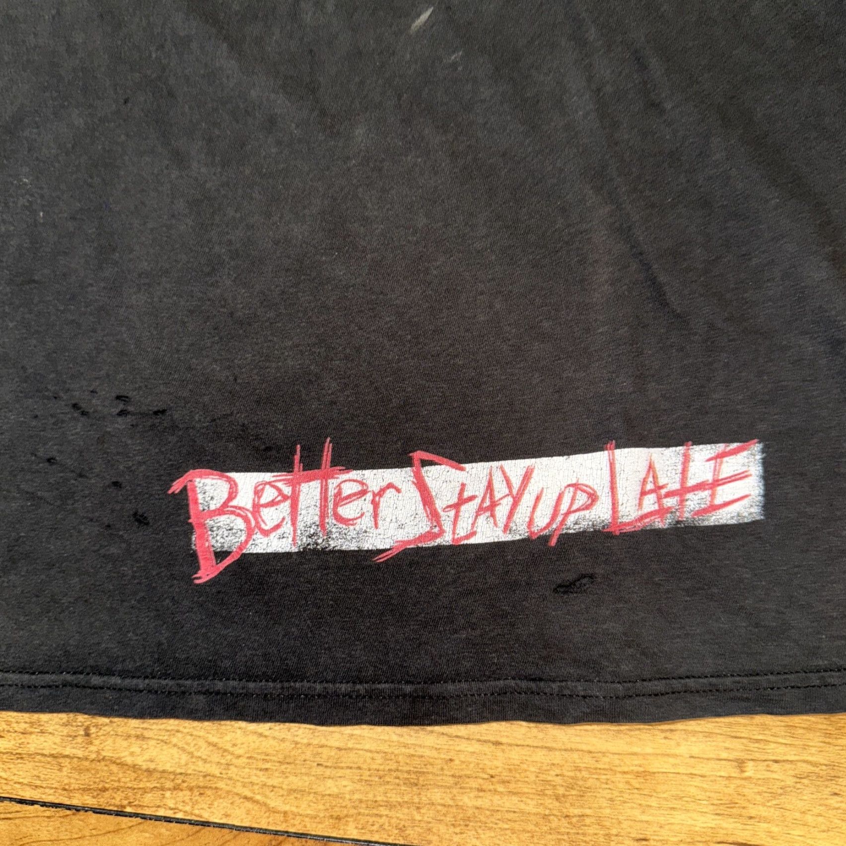 Vintage Nightmare On Elm Street Freddy Krueger T-Shirt Black Medium Distressed M & M Men's Regular Size M Size US M / EU 48-50 / 2 - 2 Thumbnail