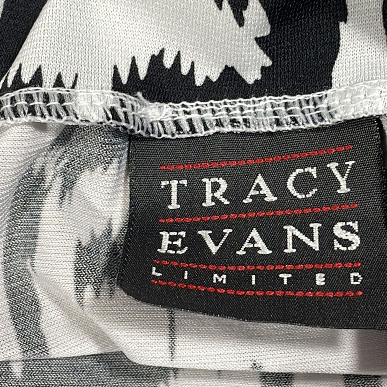 Other Tracy Evans Black White Abstract Ikat Maxi Skirt Size XL Size 33" - 4 Thumbnail