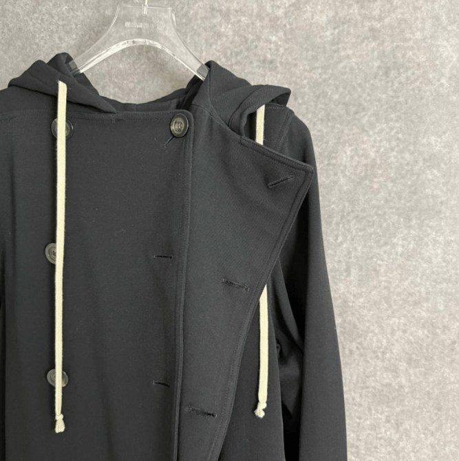 Rick Owens Rick Owens Black Hooded Long Coat Size US S / EU 44-46 / 1 - 3 Thumbnail