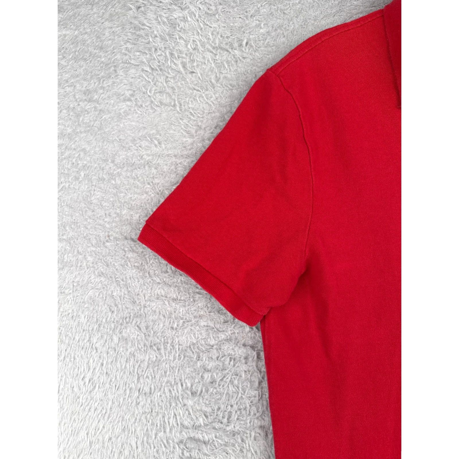 Tommy Hilfiger Tommy Hilfiger Shirt Men Medium Red 100% Cotton Custom Fit Short Sleeve Polo Slim Size US M / EU 48-50 / 2 - 3 Thumbnail