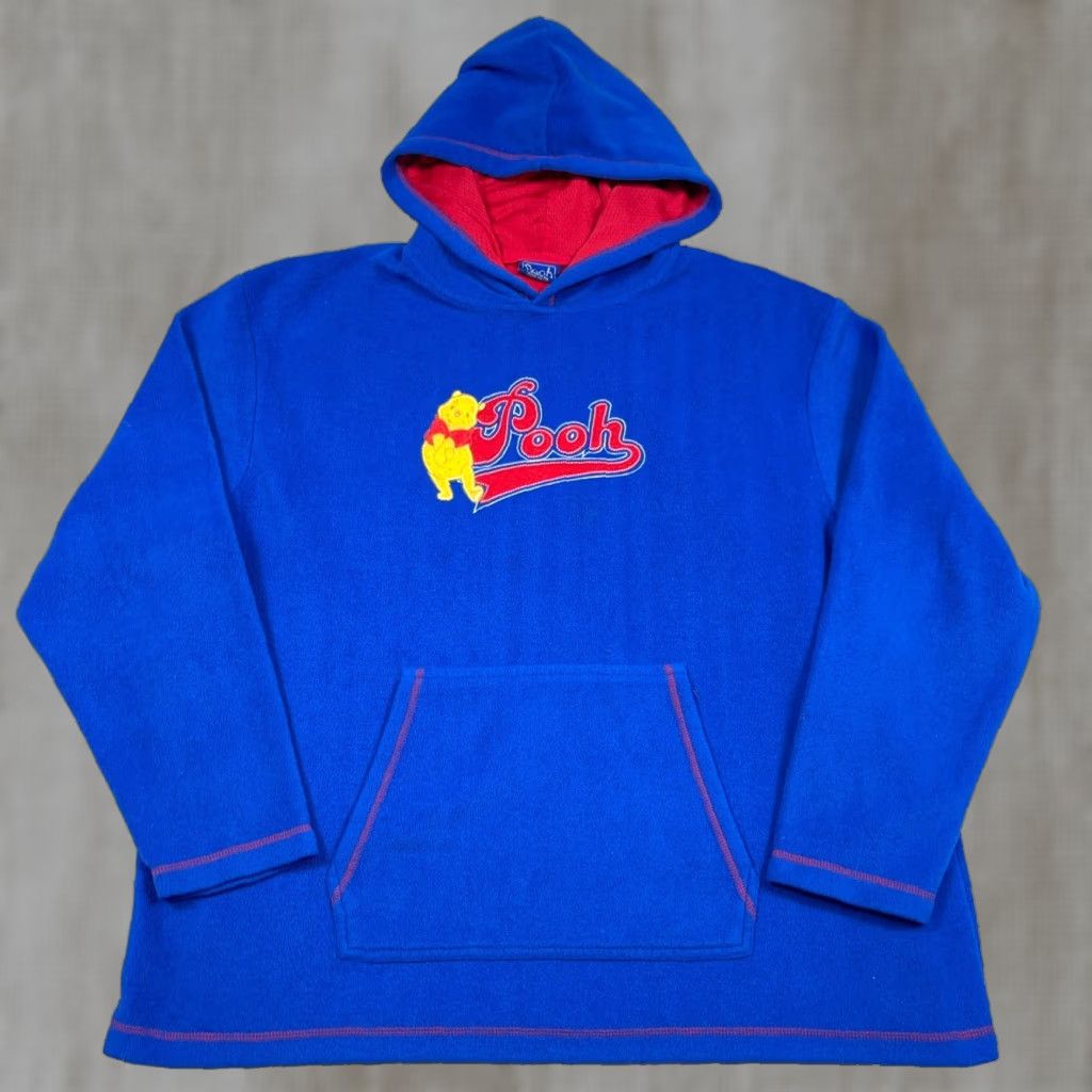 Disney Disney Winnie The Pooh Hoodie Vintage Women Blue Fleece Pullover 2XL XXL Size XXL / US 16-18 / IT 52-54 - 1 Thumbnail