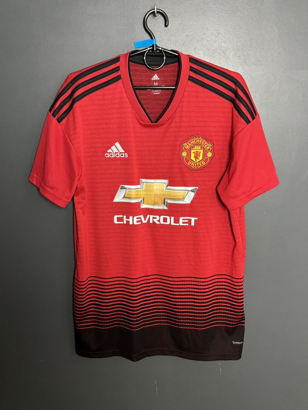 Adidas Manchester United 18/19 Home Rashford Football Jersey Shirt Size US M / EU 48-50 / 2 - 2 Thumbnail