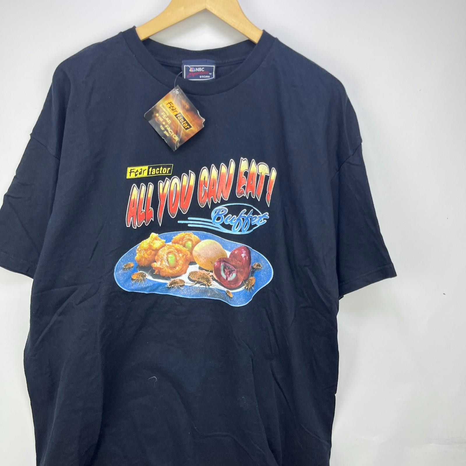 Vintage Vintage Fear Factor All You Can Eat Buffet Promo T-Shirt 2XL Size US XXL / EU 58 / 5 - 2 Thumbnail