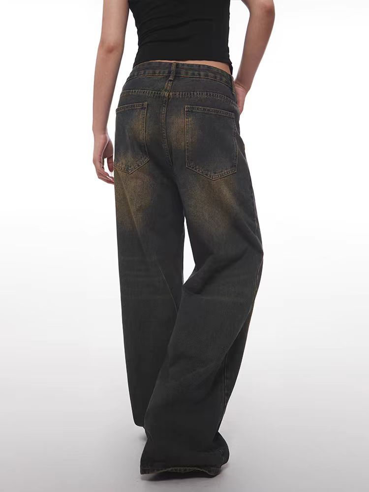 Designer × Jean × Vintage Vintage washed high street Y2K baggy jeans Size US 32 / EU 48 - 4 Thumbnail