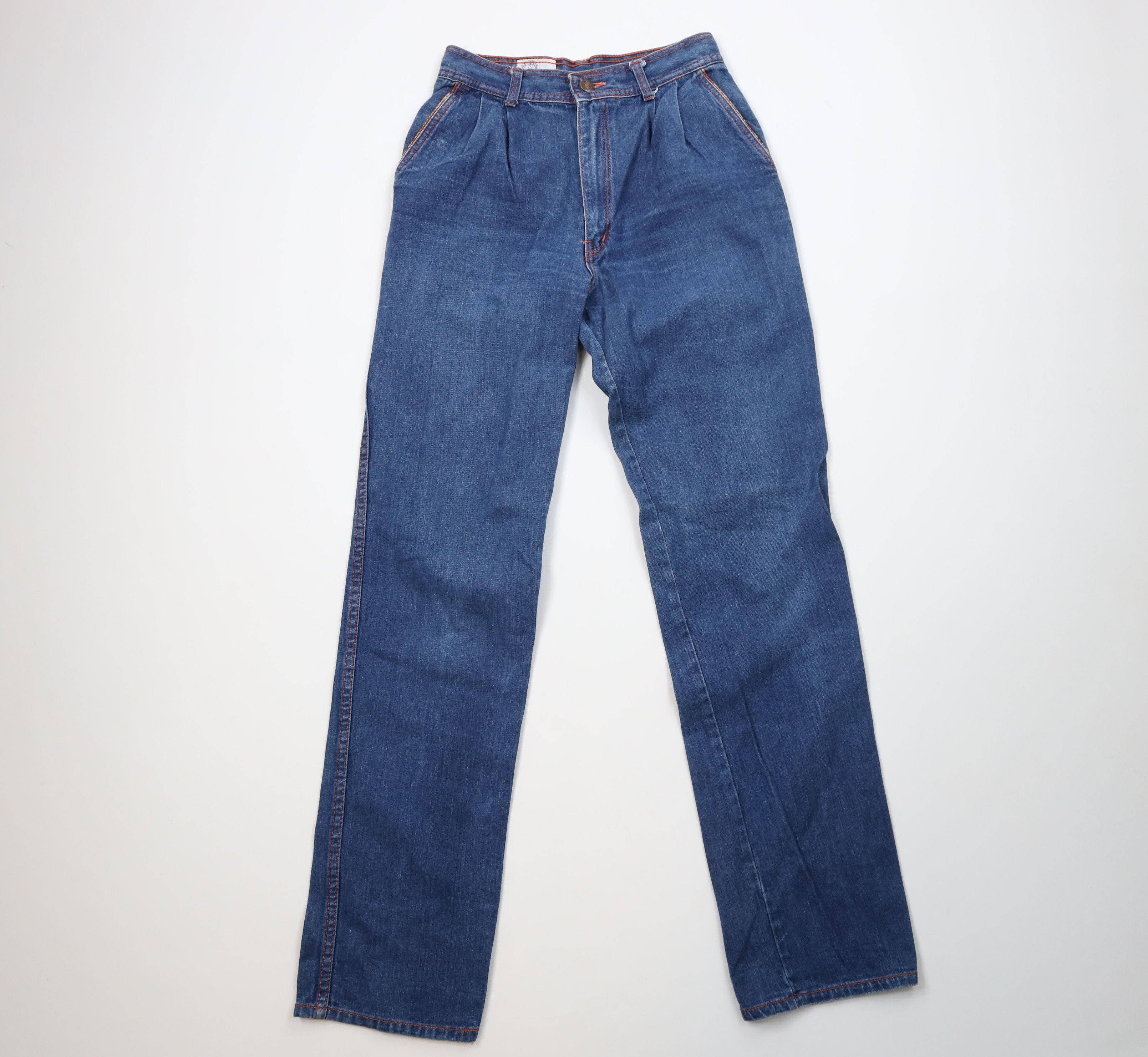Vintage Vintage 70s 80s Streetwear Relaxed Fit Straight Leg Jeans Size 26" / US 2 / IT 38 - 1 Thumbnail