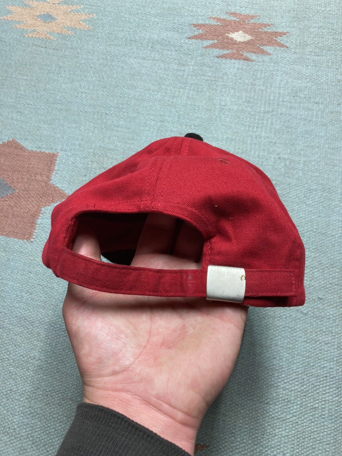Disney × Vintage VTG hat Mickey Mouse Disney cartoon embroidered adjustable Size ONE SIZE - 5 Thumbnail
