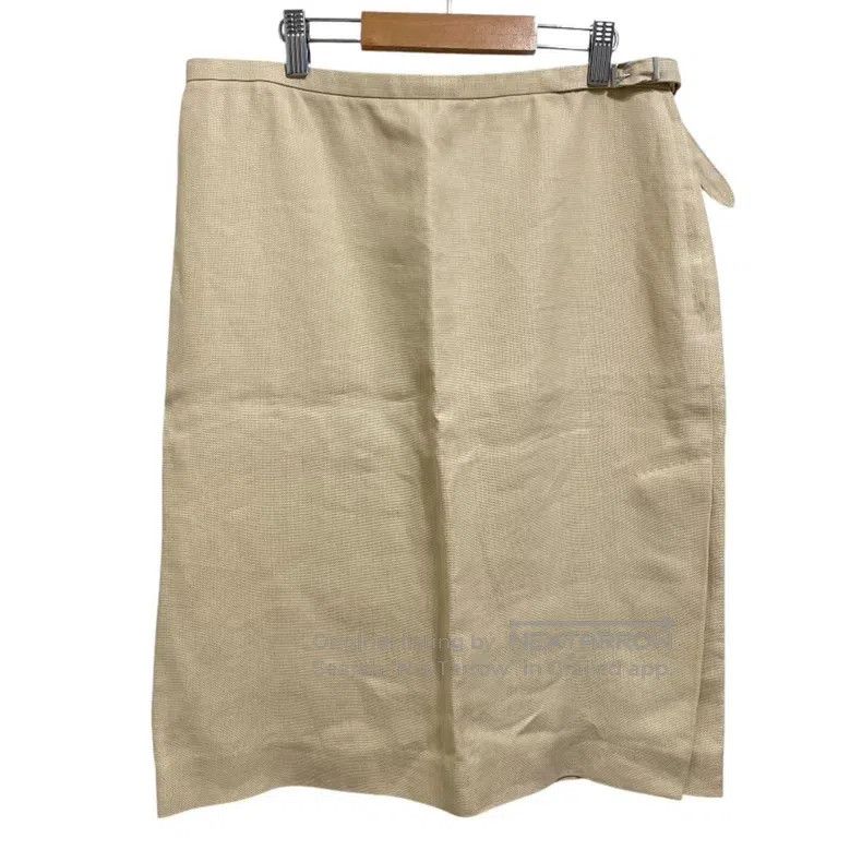 Hermes Hermes Linen Skirt Size 27" / US 4 / IT 40 - 1 Thumbnail