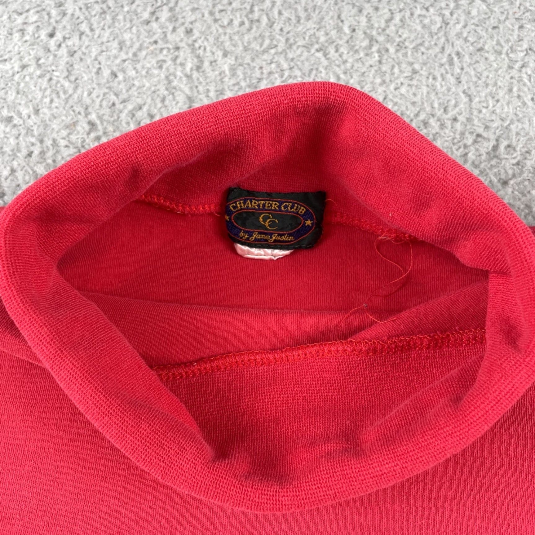 Charter Club VINTAGE Charter Club By Jane Turtleneck Long Sleeve Womens M Pink 90s Art Bohemian Travel Cotton Regular Shirt Womens Size M / US 6-8 / IT 42-44 - 4 Thumbnail