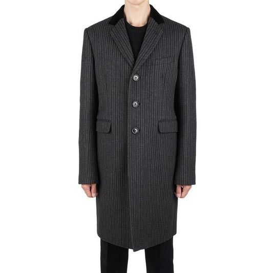 Celine FW24 CHESTERFIELD COAT IN STRIPED WOOL Size US M / EU 48-50 / 2 - 14 Thumbnail