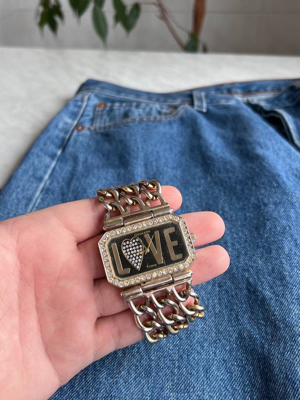 Japanese Brand × Vintage Vintage Japanese style Chain Metal futuristic Watch Bracelet Size ONE SIZE - 2 Thumbnail