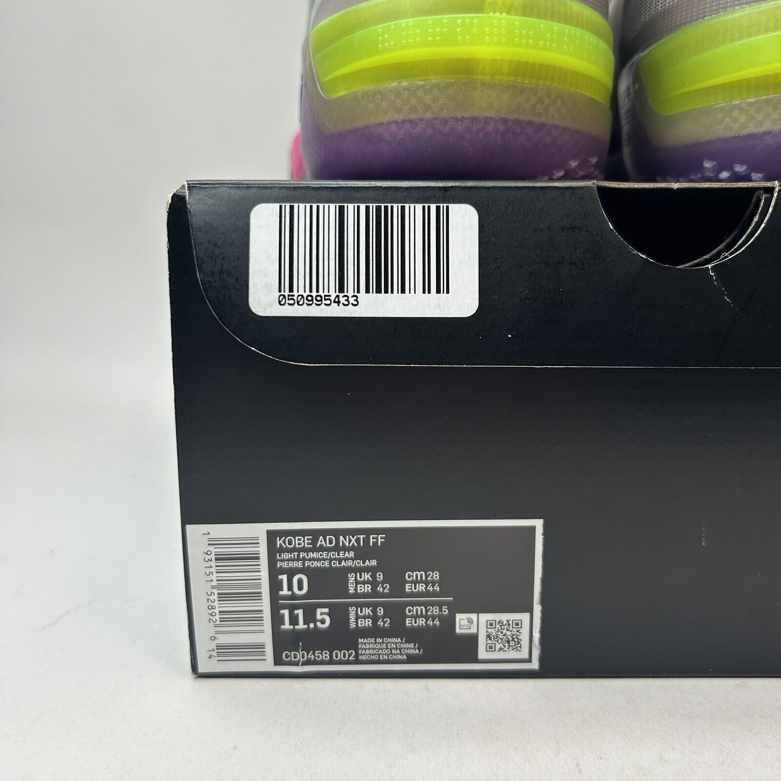 Nike Nike Kobe AD NXT FF FastFit “Pumice Queen Grey Black” 2023 Size US 10 / EU 43 - 5 Thumbnail