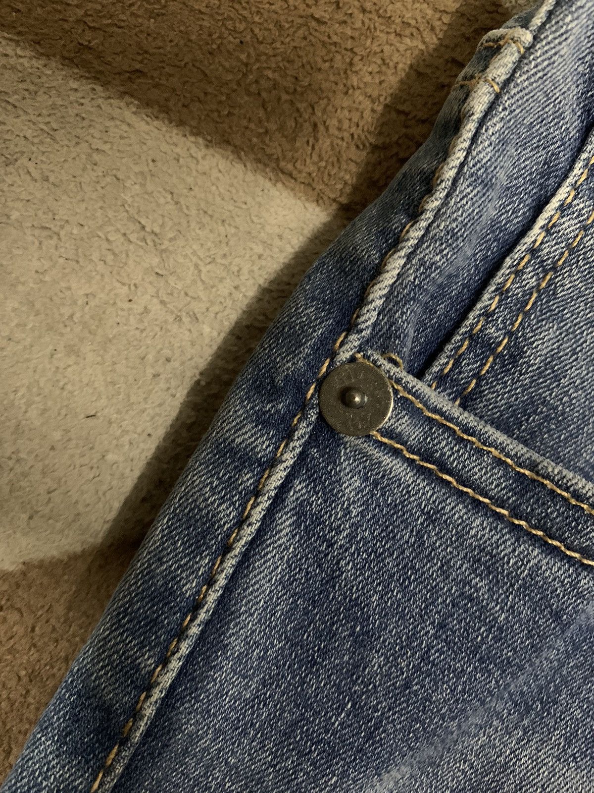 Ralph Lauren Vintage Ralph Lauren Skinny Blue Washed Jeans Size 26 Size 26" / US 2 / IT 38 - 6 Thumbnail