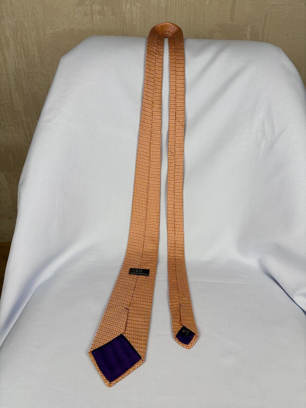 Ozwald Boateng Ozwald Boateng Bespoke Couture Silk Tie Made England Size ONE SIZE - 5 Thumbnail