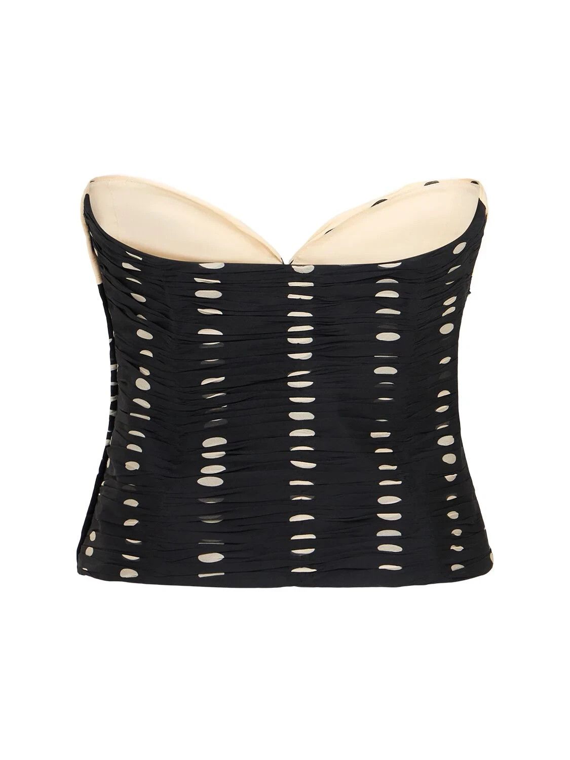 Valentino VALENTINO $4700 Black Silk Top New & Authentic Size M / US 6-8 / IT 42-44 - 2 Thumbnail
