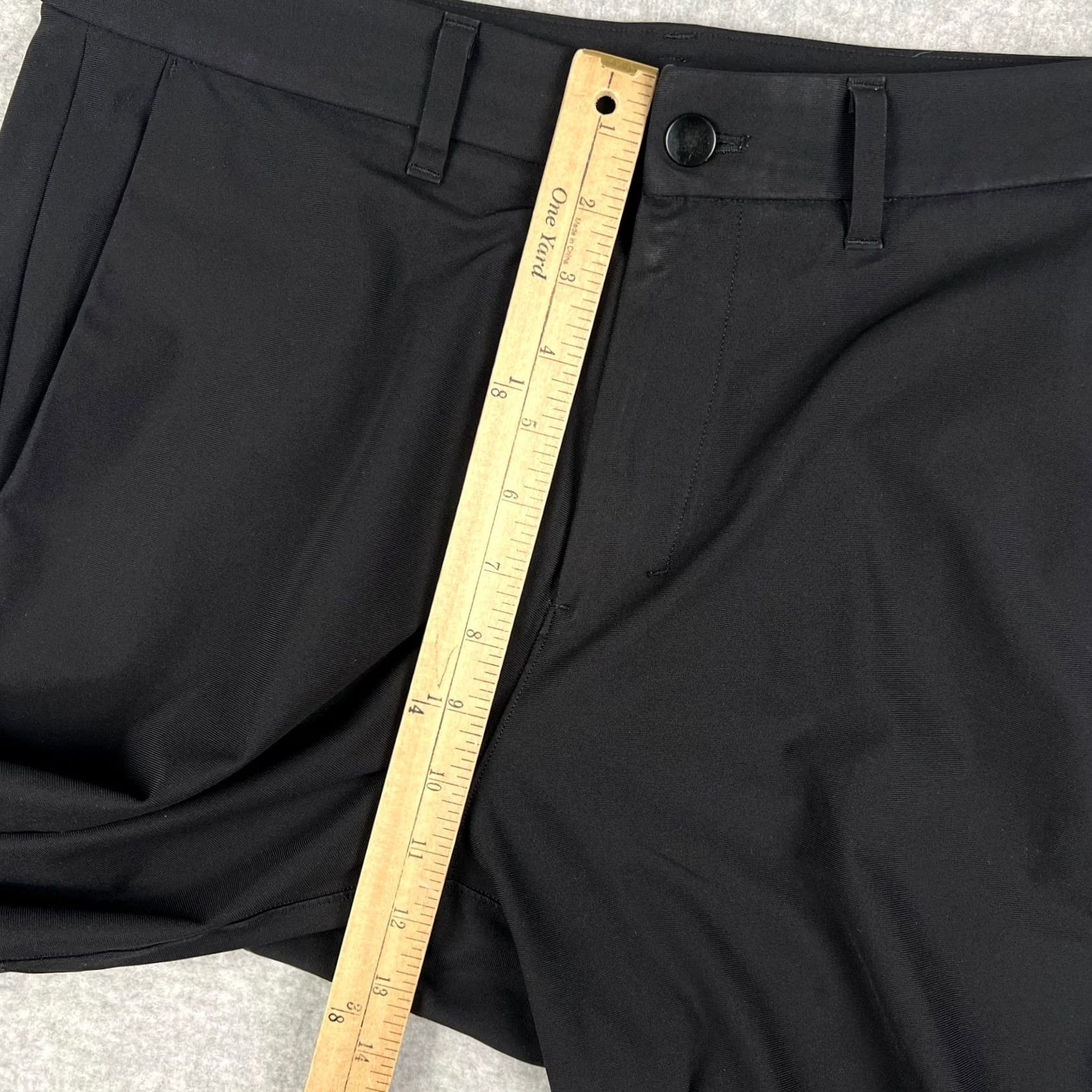 Lululemon Lululemon ABC Slim Fit Commission Warpstreme Pants Black Stretch 32x29 Mens Size US 32 / EU 48 - 5 Thumbnail