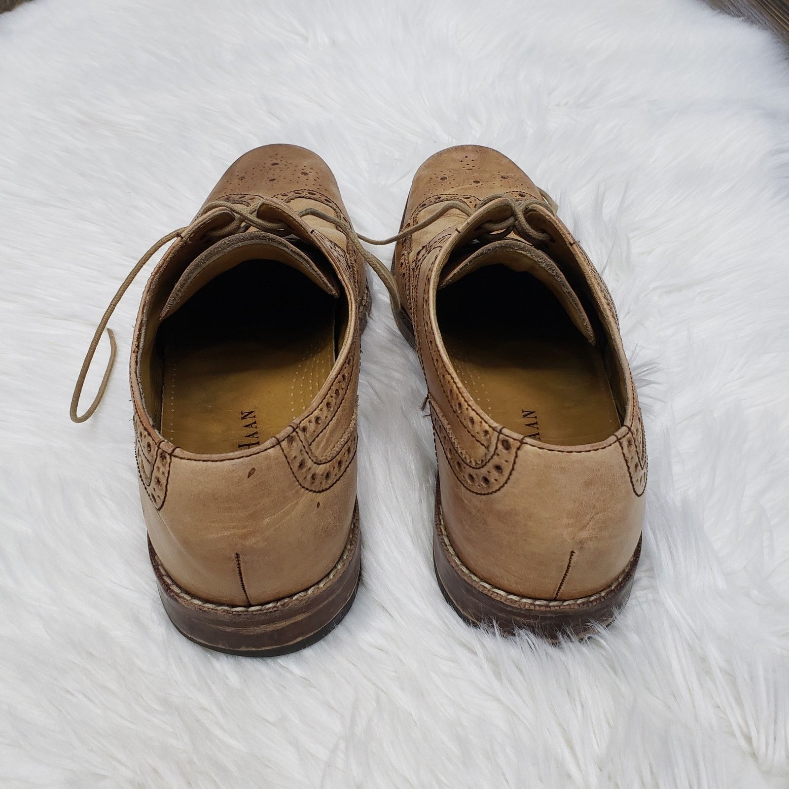 Cole Haan Cole Haan Wingtip Giraldo Derby Brogue Leather Goodyear Sole Size US 9 / EU 42 - 9 Thumbnail