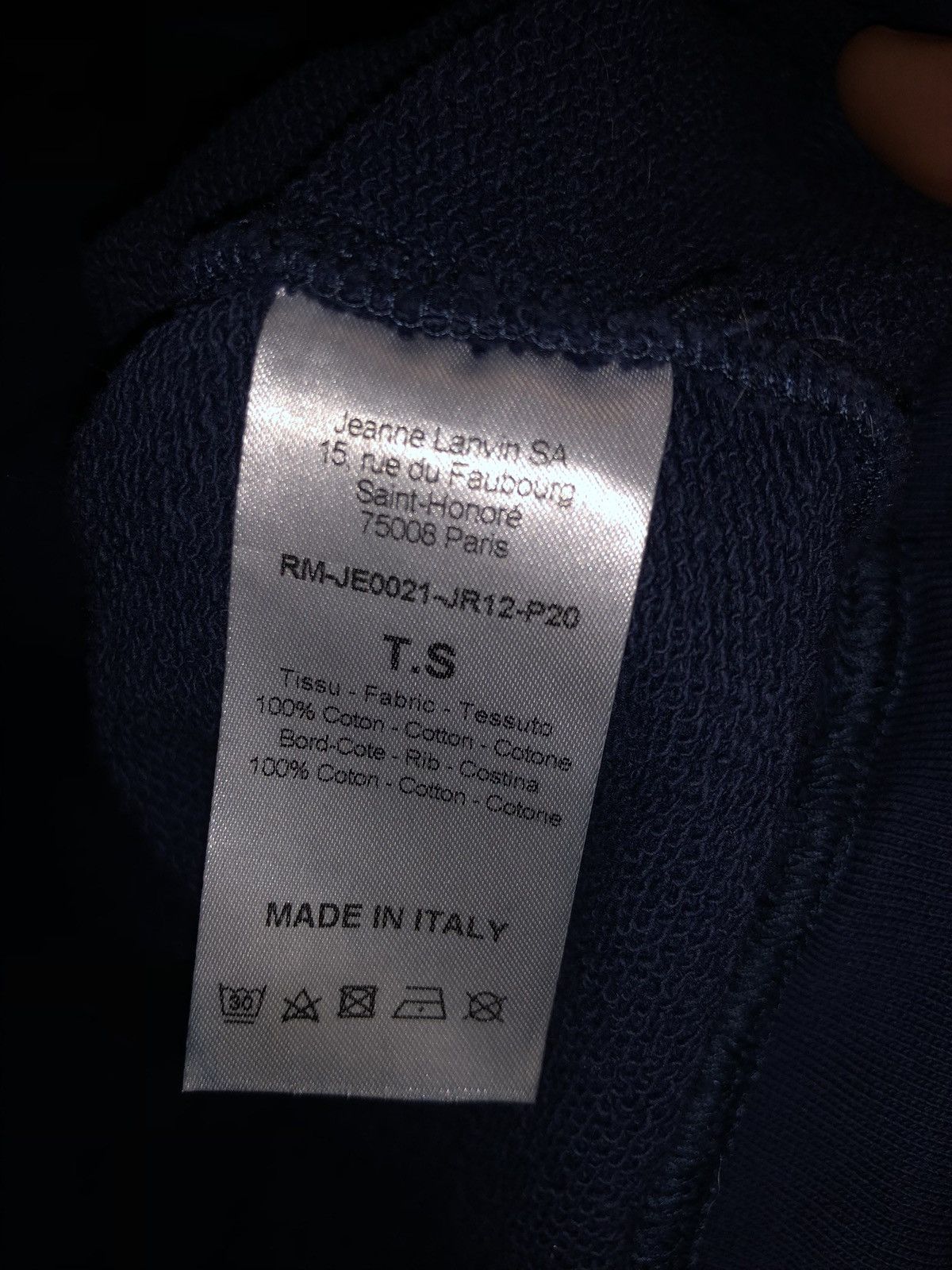 Lanvin Lanvin “Greetings from Lanvin” Hoodie - Size Small Size US S / EU 44-46 / 1 - 4 Thumbnail