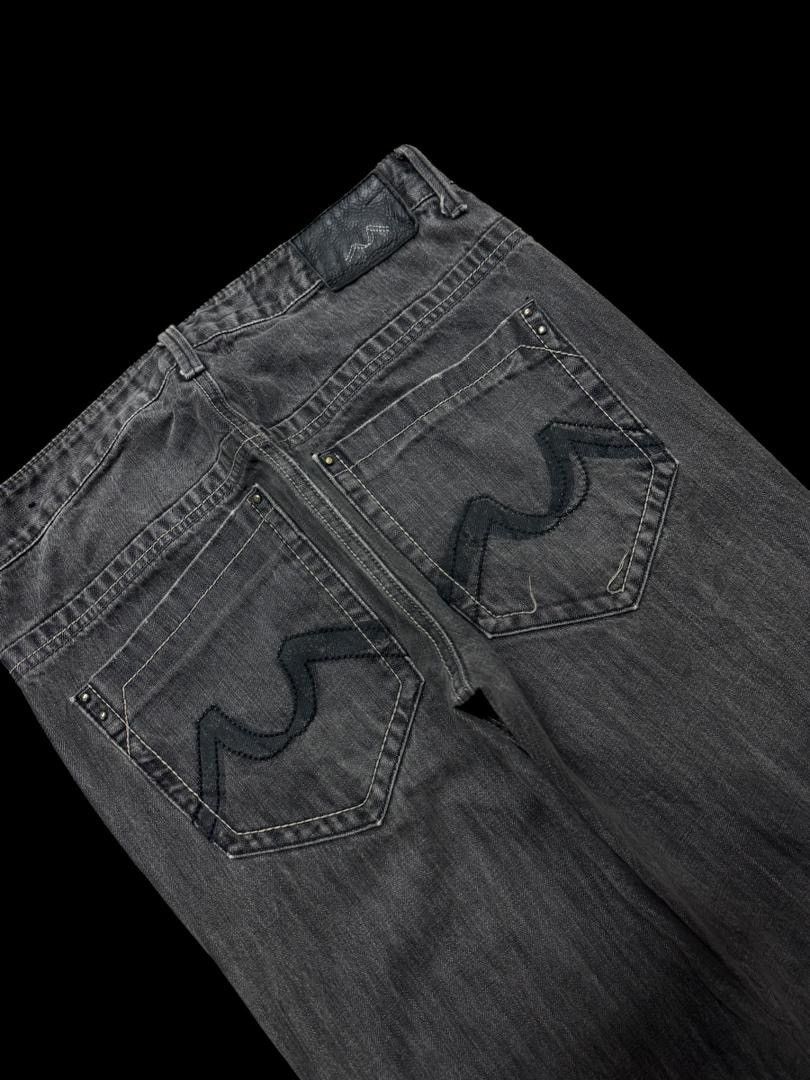 Japanese Brand BAGGY Vintage Japanese Blumisty Clawmark Distressed Jeans Size US 32 / EU 48 - 12 Thumbnail