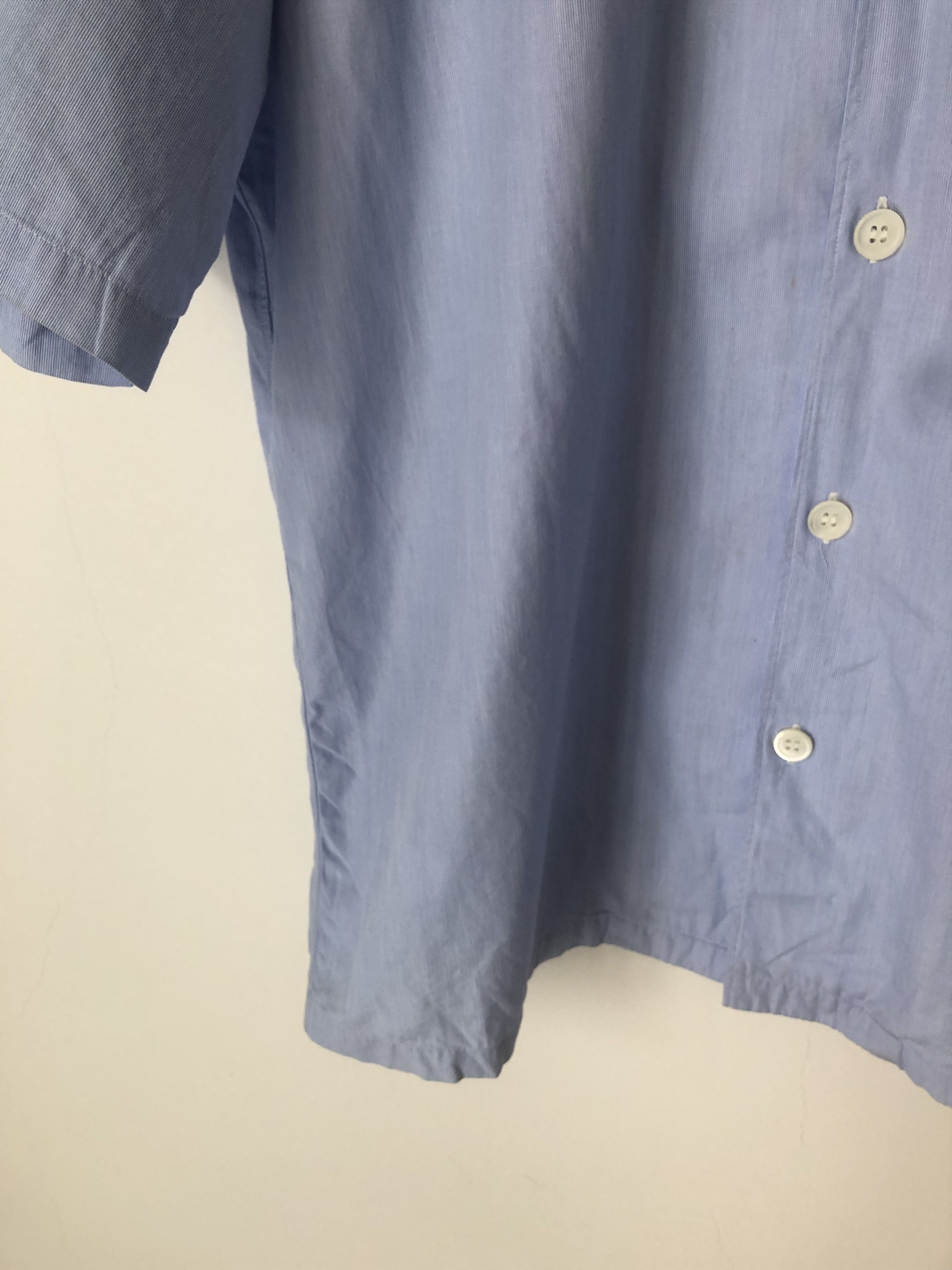 Comme des Garcons Homme baby blue camp shirt Size US M / EU 48-50 / 2 - 3 Thumbnail