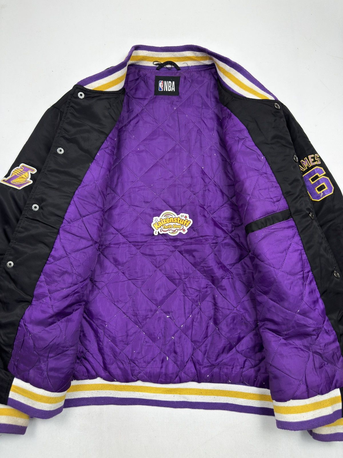 Primark LeBron James NBA LA Lakers Varsity Jacket - Primark Official Size US L / EU 52-54 / 3 - 11 Thumbnail