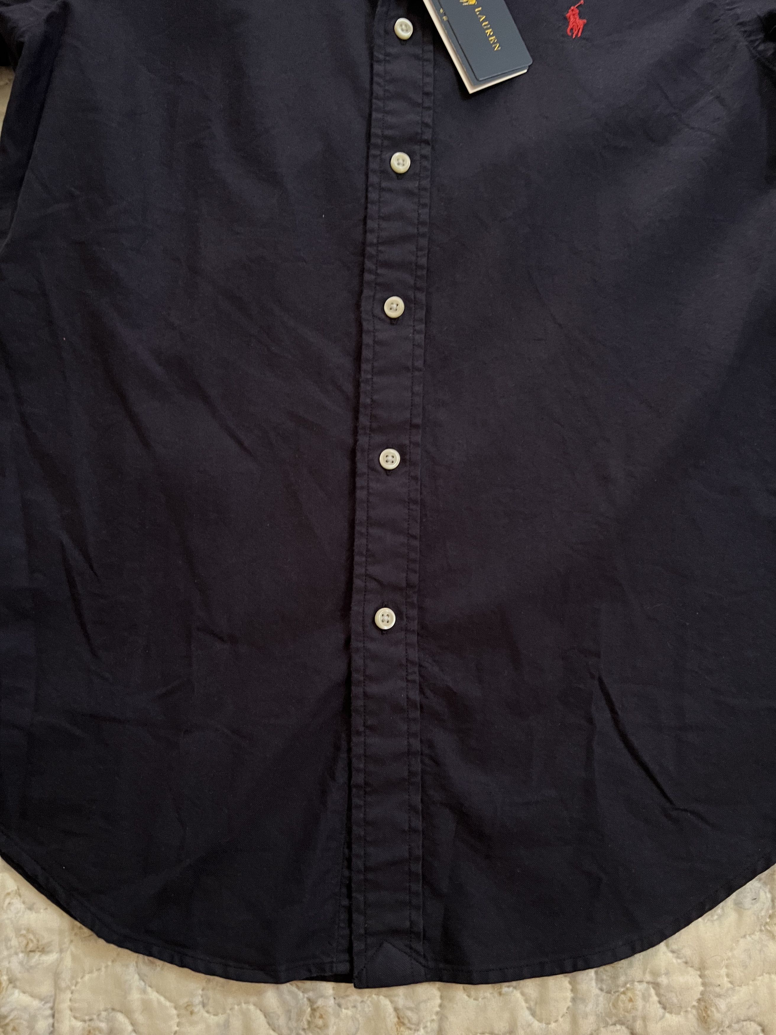Polo Ralph Lauren Polo Ralph Lauren shirt custom fit navy red Oxford stretch Size US S / EU 44-46 / 1 - 13 Thumbnail