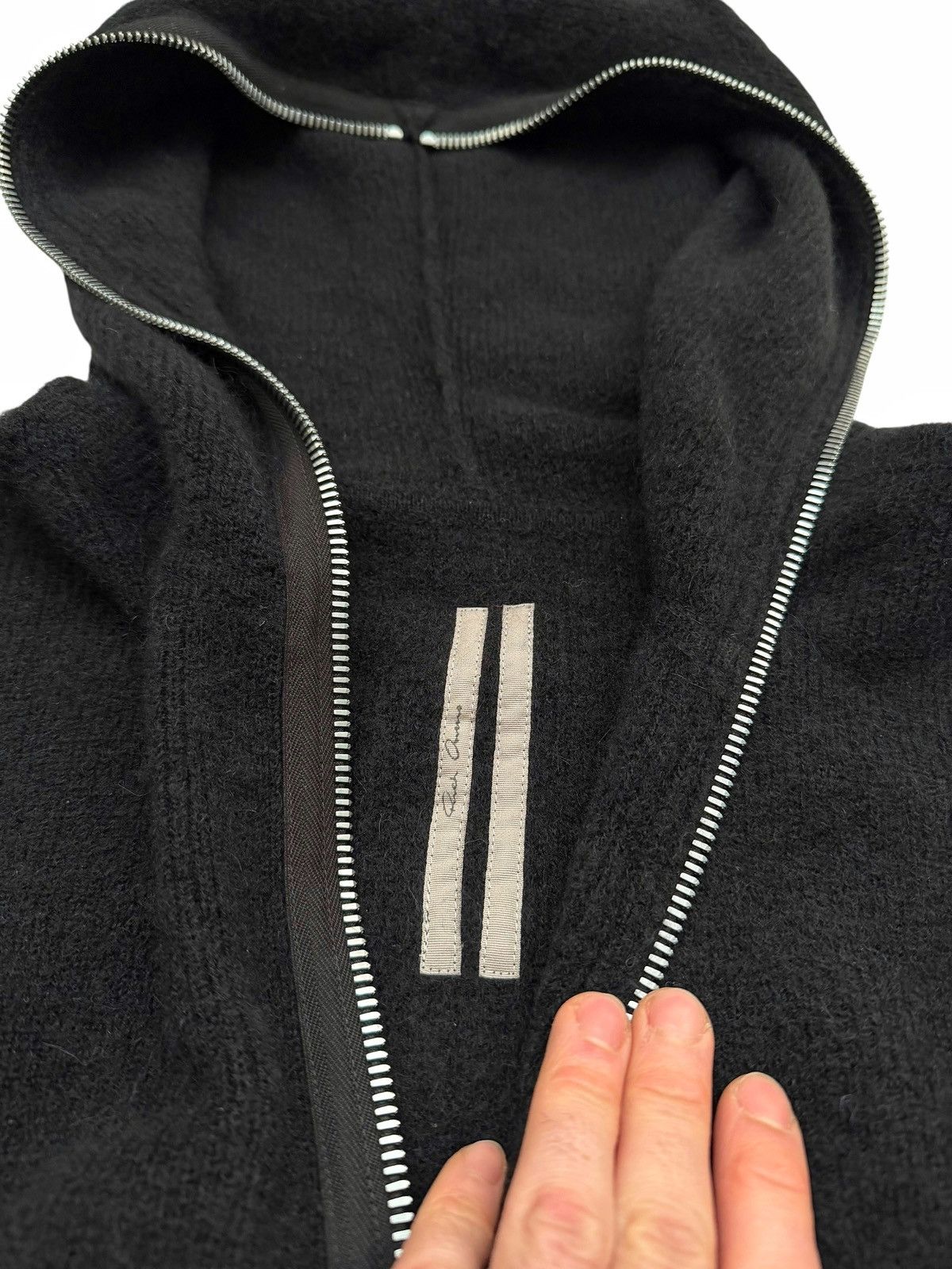 Rick Owens $3,800 2025 Concordians ALPACA Big Gimp Zip Hoodie Size US M / EU 48-50 / 2 - 14 Thumbnail