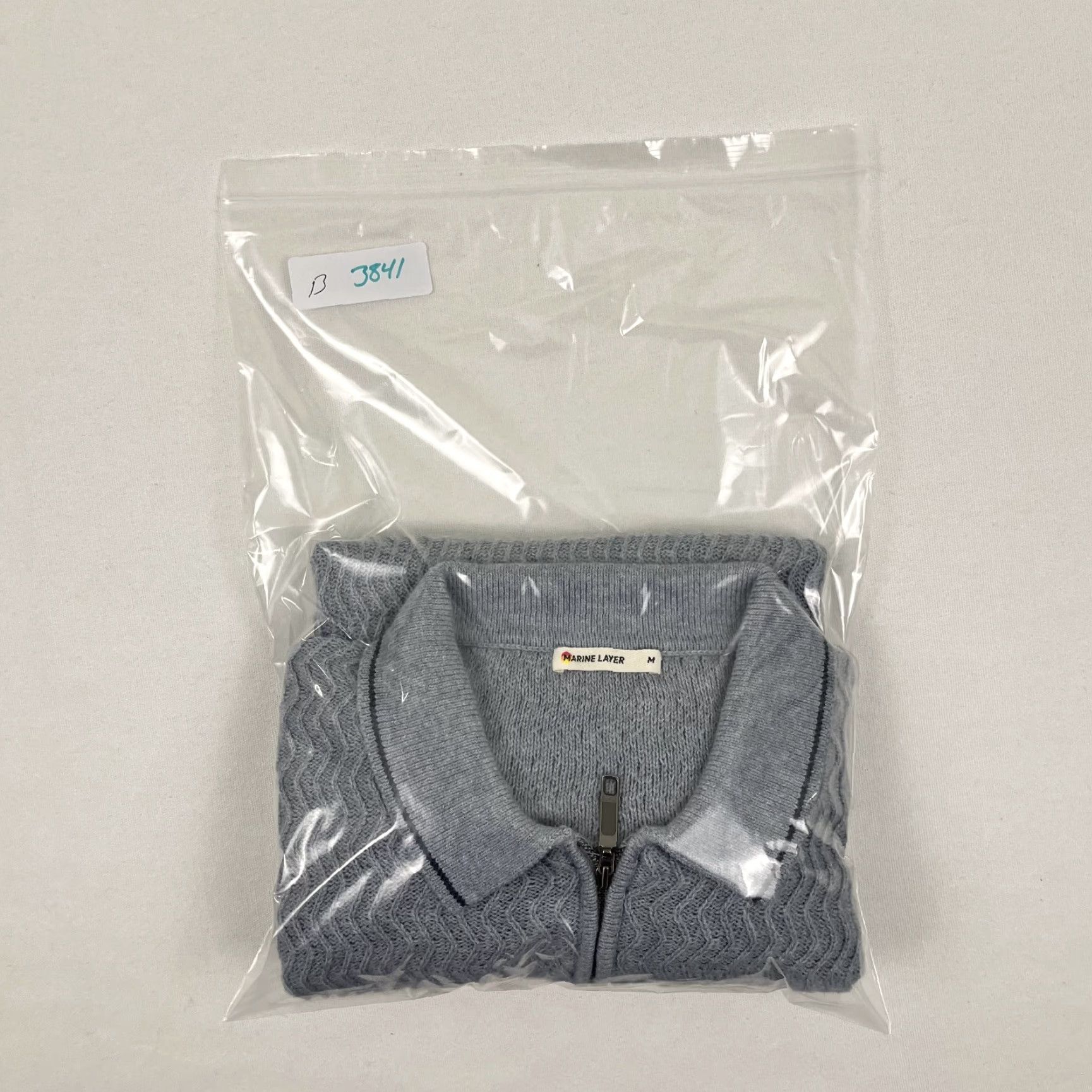 Marine Layer Marine Layer Bryce Zip Polo Shirt Mens M Blue Knit Merino Wool Preppy Size US M / EU 48-50 / 2 - 8 Thumbnail