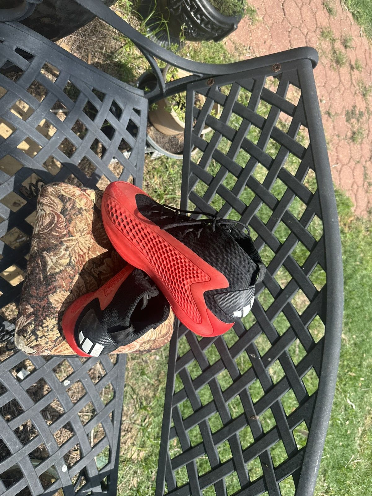 Adidas adidas AE 1 Anthony Edwards "Pure Ruby" Georgia Bulldogs s Size US 13 / EU 46 - 1 Thumbnail