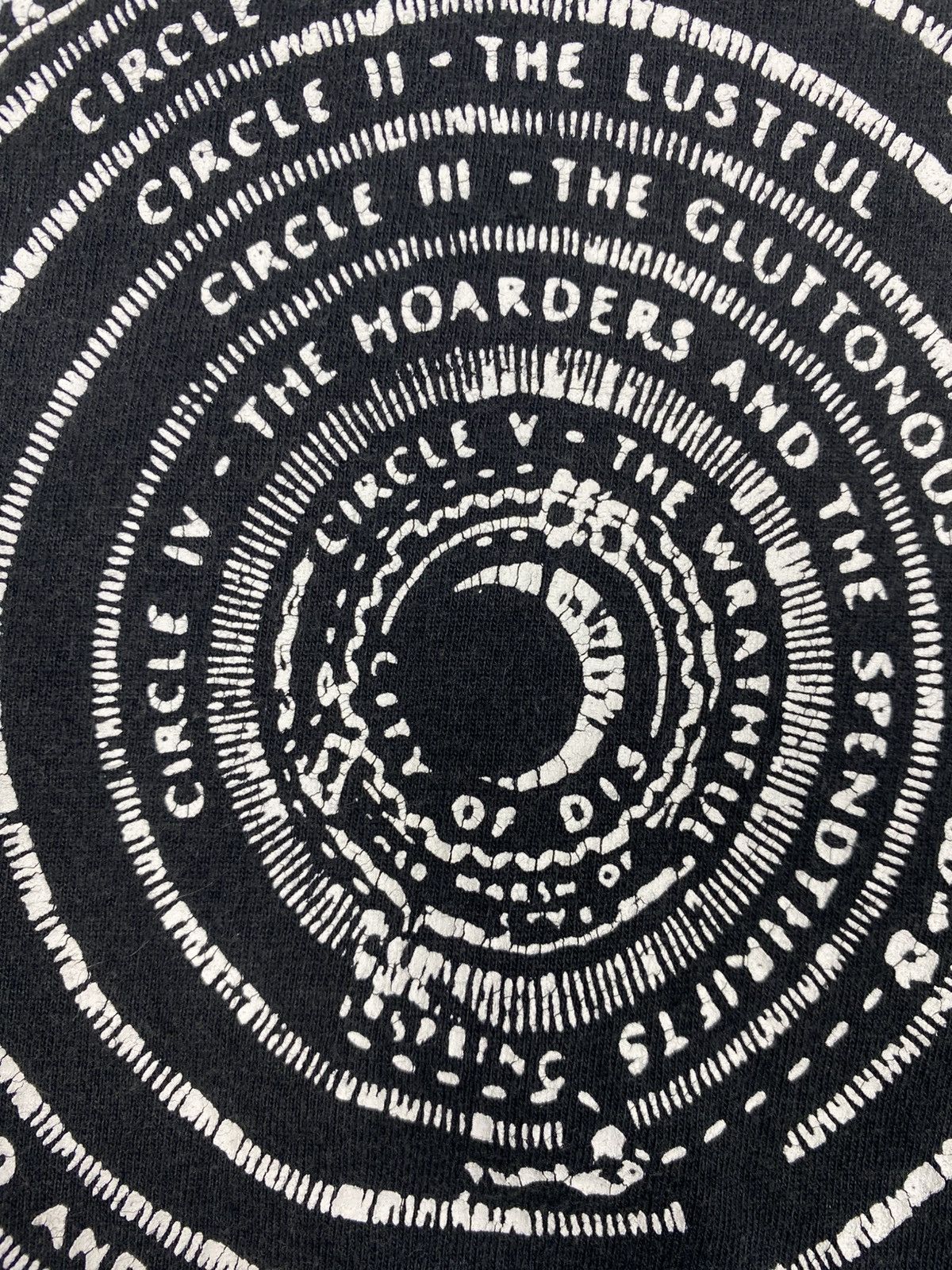 Nirvana Vintage Nirvana 1996 Dante’s Inferno Circle Graphic T-Shirt Size US L / EU 52-54 / 3 - 11 Thumbnail