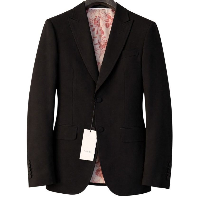 Gucci Gucci NWT Formal Heritage Wool Mohair Tux Size 46R - 1 Thumbnail