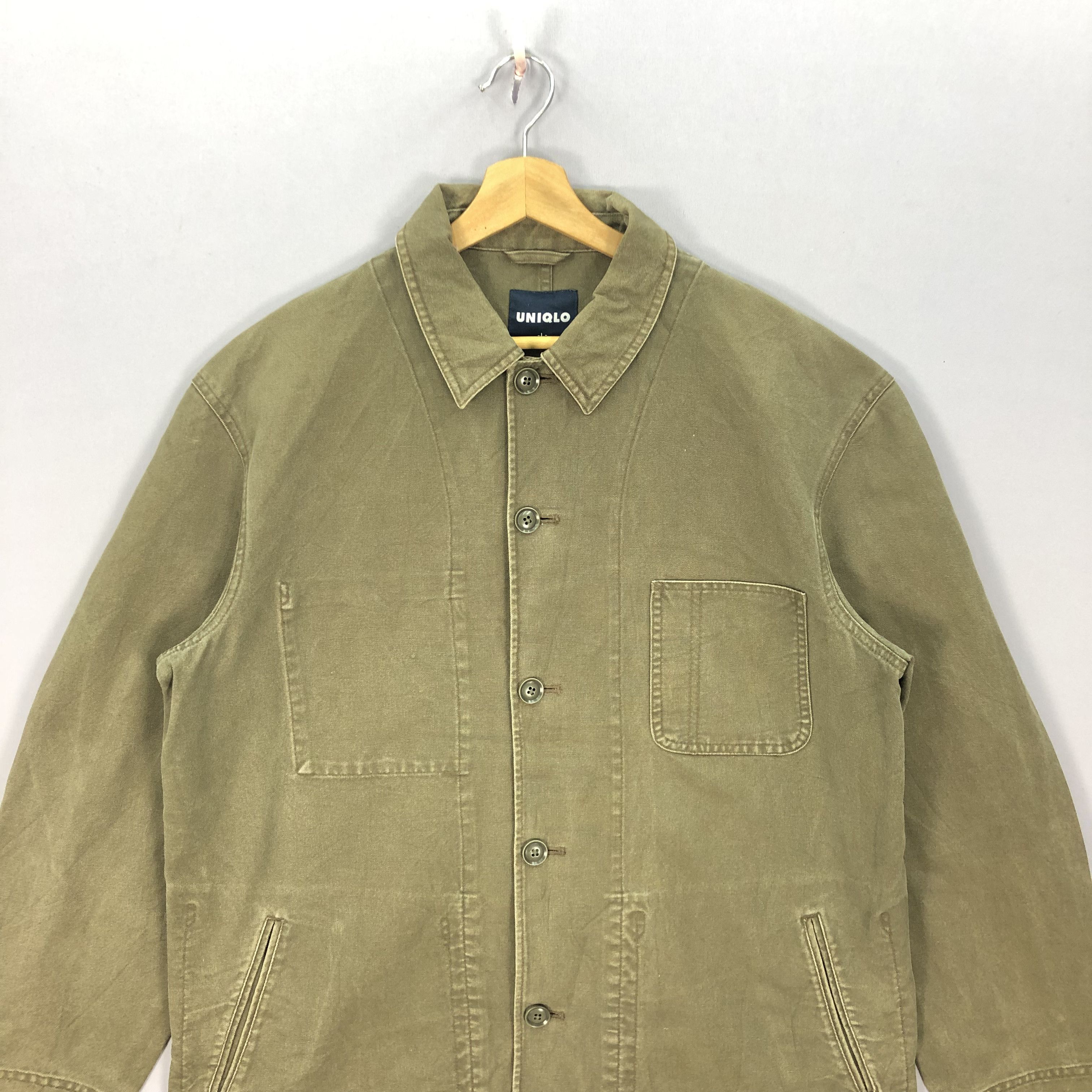 Japanese Brand Vintage Uniqlo Chore Varsity Jacket Wool Jackets Size US L / EU 52-54 / 3 - 4 Thumbnail
