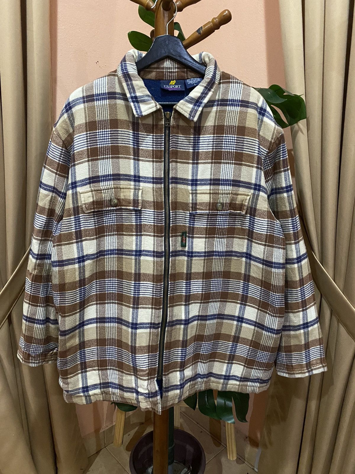 Other VINTAGE US SPORT FLANEL JACKET Size US L / EU 52-54 / 3 - 3 Thumbnail