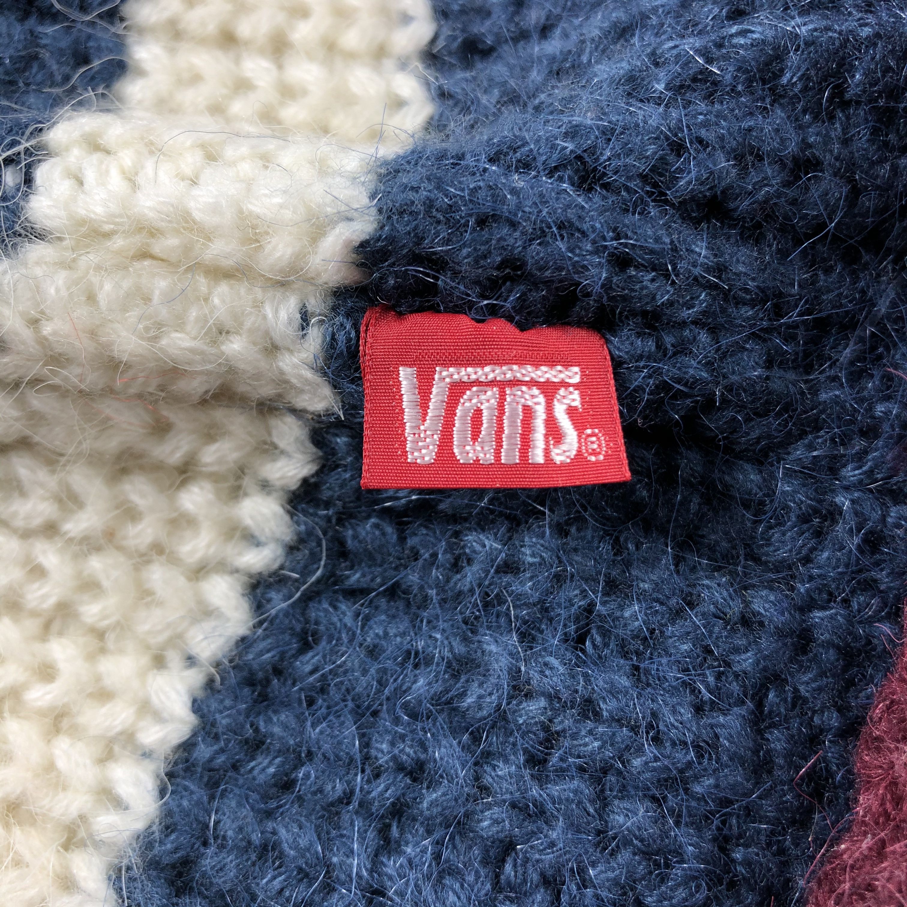 Vans × Vintage Vans Ribbed Bobble Beanie Snow Hat Snow Cap -D241 Size ONE SIZE - 8 Thumbnail