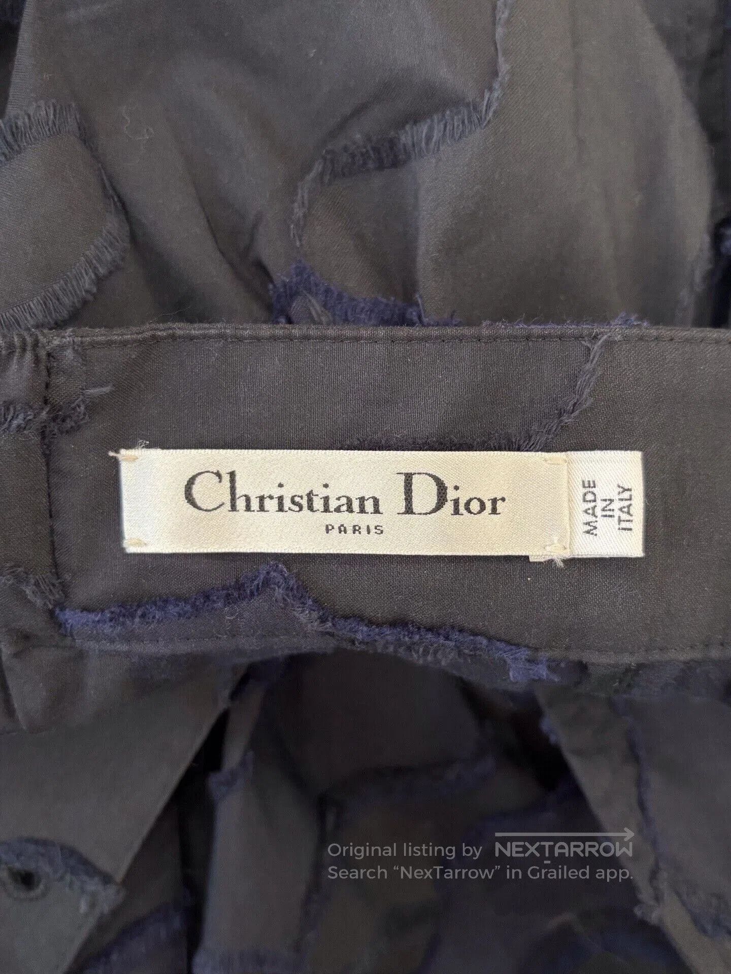 Dior Dior Camouflage Wave Logo Blue Skirt. Size 41" - 5 Thumbnail
