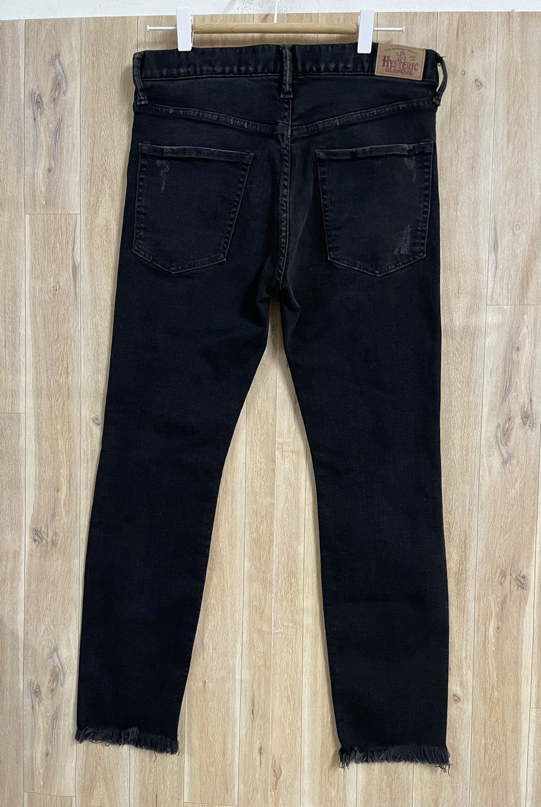 Hysteric Glamour × Japanese Brand Hysteric Glamour Black Skinny Jeans W30 L37 Distressed Punk Size US 30 / EU 46 - 15 Thumbnail