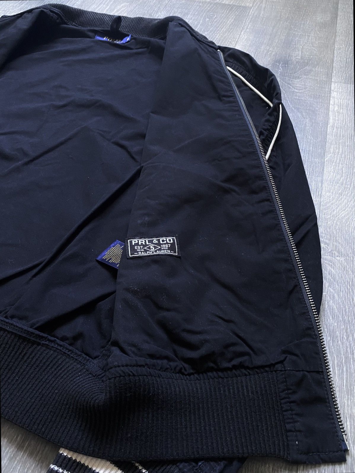 Polo Ralph Lauren Polo Ralph Lauren RL Brooklyn 67 Black Bomber College Jacket Size US M / EU 48-50 / 2 - 17 Thumbnail