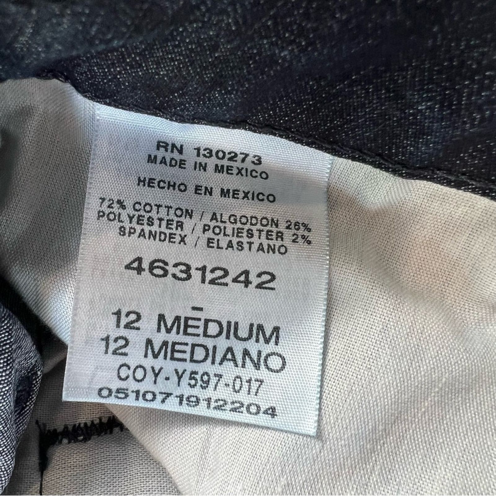 Lee Lee Womens 12 Medium Relaxed Fit Straight Leg Mid Rise Jeans Size 34" / US 12 / IT 48 - 7 Thumbnail