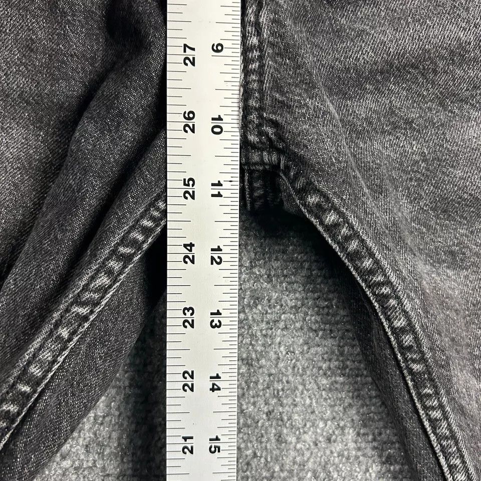Zara Zara Jeans Womens 31 Denim Mom High Rise Charcoal Wash Size 31" - 3 Thumbnail