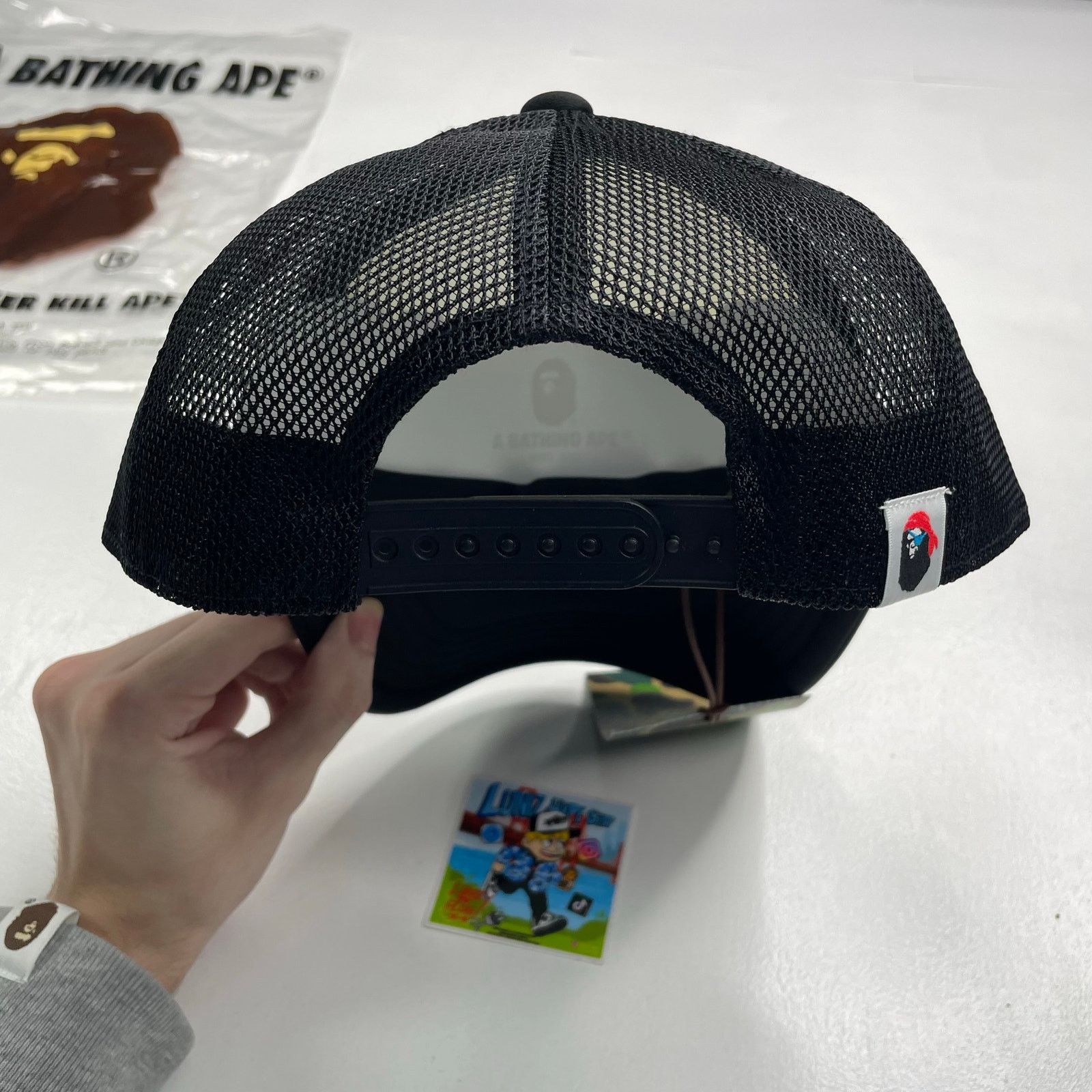 Bape BAPE Pirate Logo Trucker Hat Size ONE SIZE - 5 Thumbnail