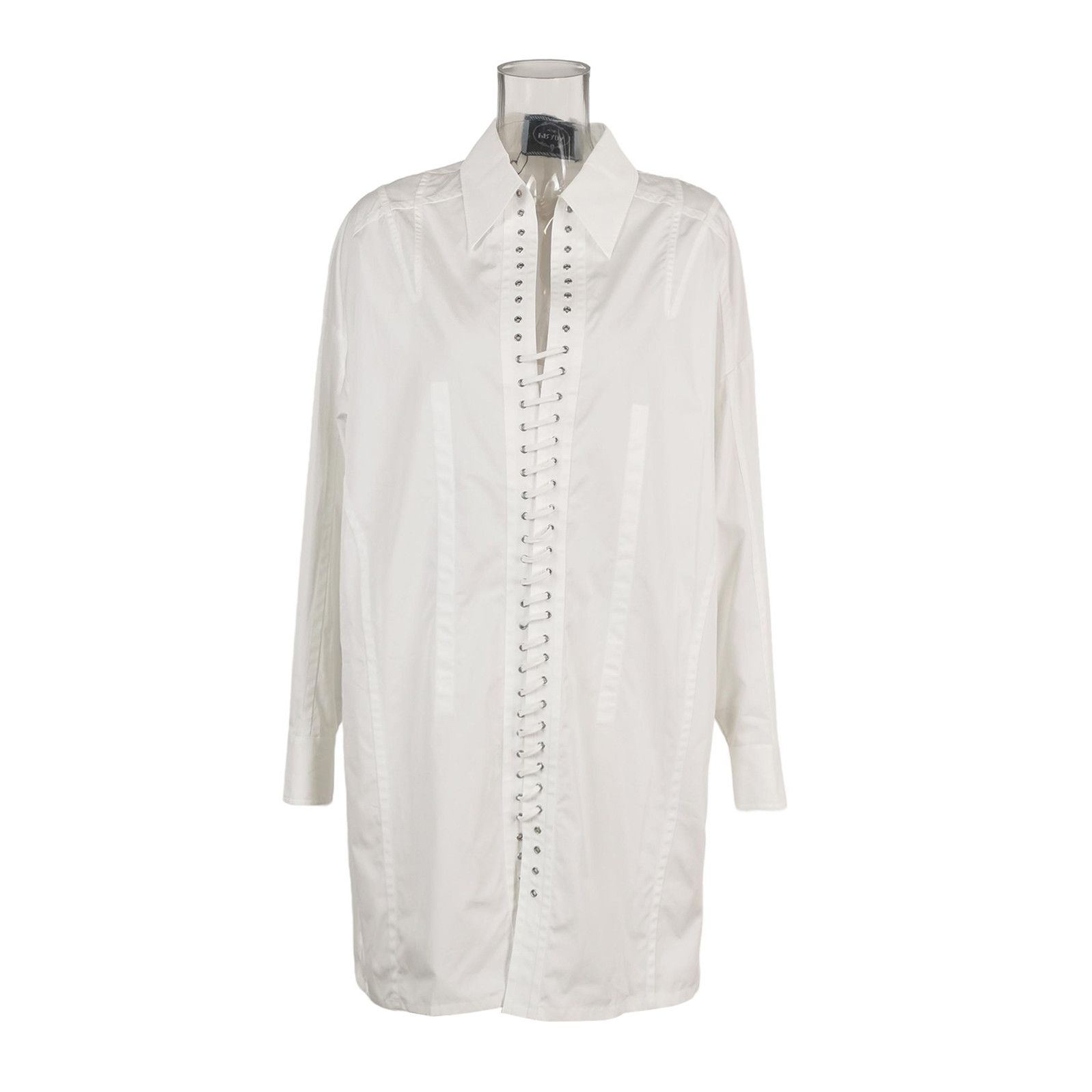 Prada Prada Cotton Long Sleeve Button-Up Shirt 0079 Size US M / EU 48-50 / 2 - 1 Thumbnail