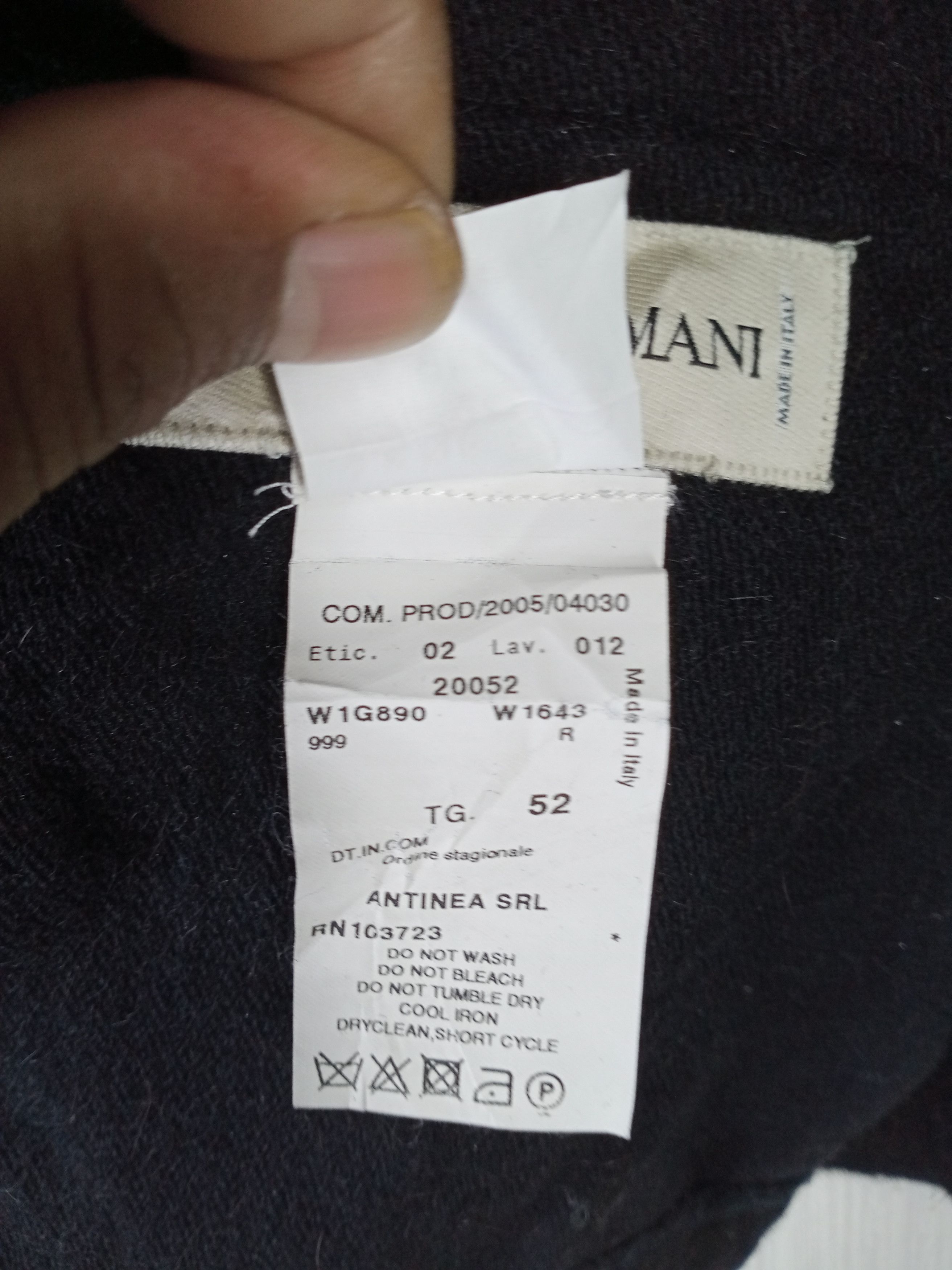 Emporio Armani Rare Vintage Emporio Armani Wool Laine Jacket Size US M / EU 48-50 / 2 - 11 Thumbnail