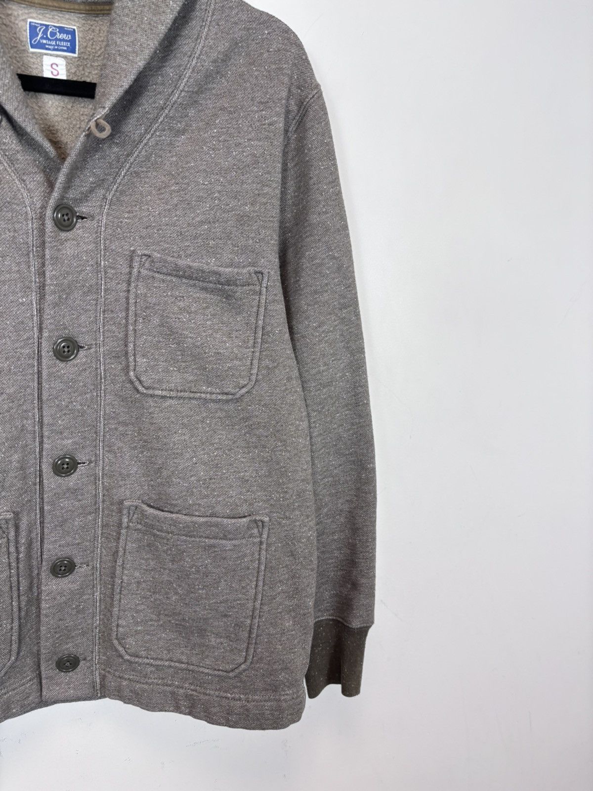 J.Crew J. Crew Men’s Vintage Fleece Shawl Collar Cardigan Sweater Size US S / EU 44-46 / 1 - 5 Thumbnail