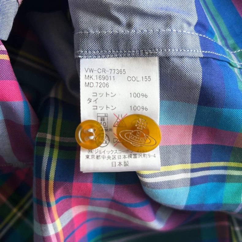 Vivienne Westwood Vivienne Westwood Plaid tie bow shirt Size M / US 6-8 / IT 42-44 - 8 Thumbnail