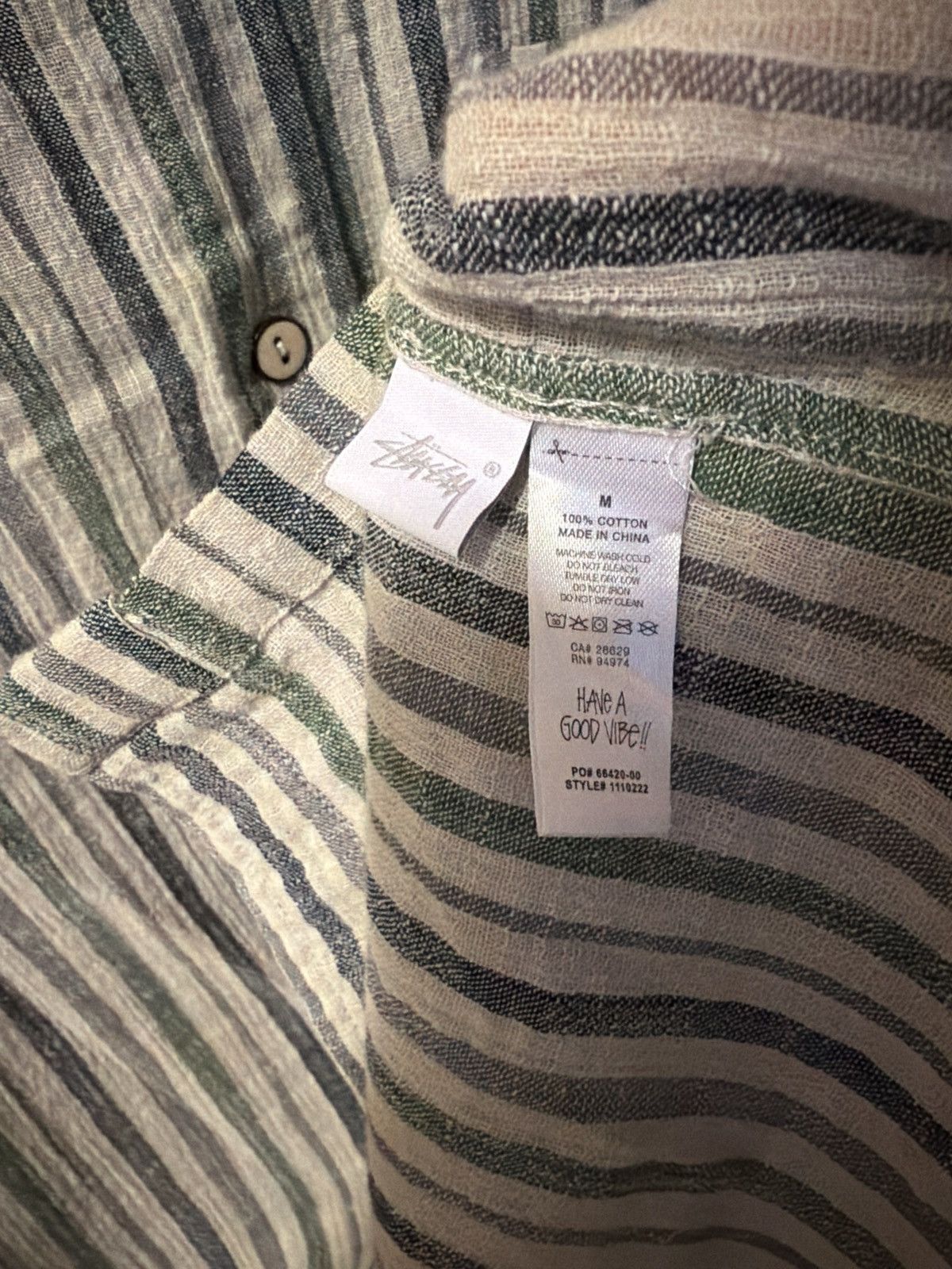 Stussy Stussy Striped shirt Size US M / EU 48-50 / 2 - 9 Thumbnail