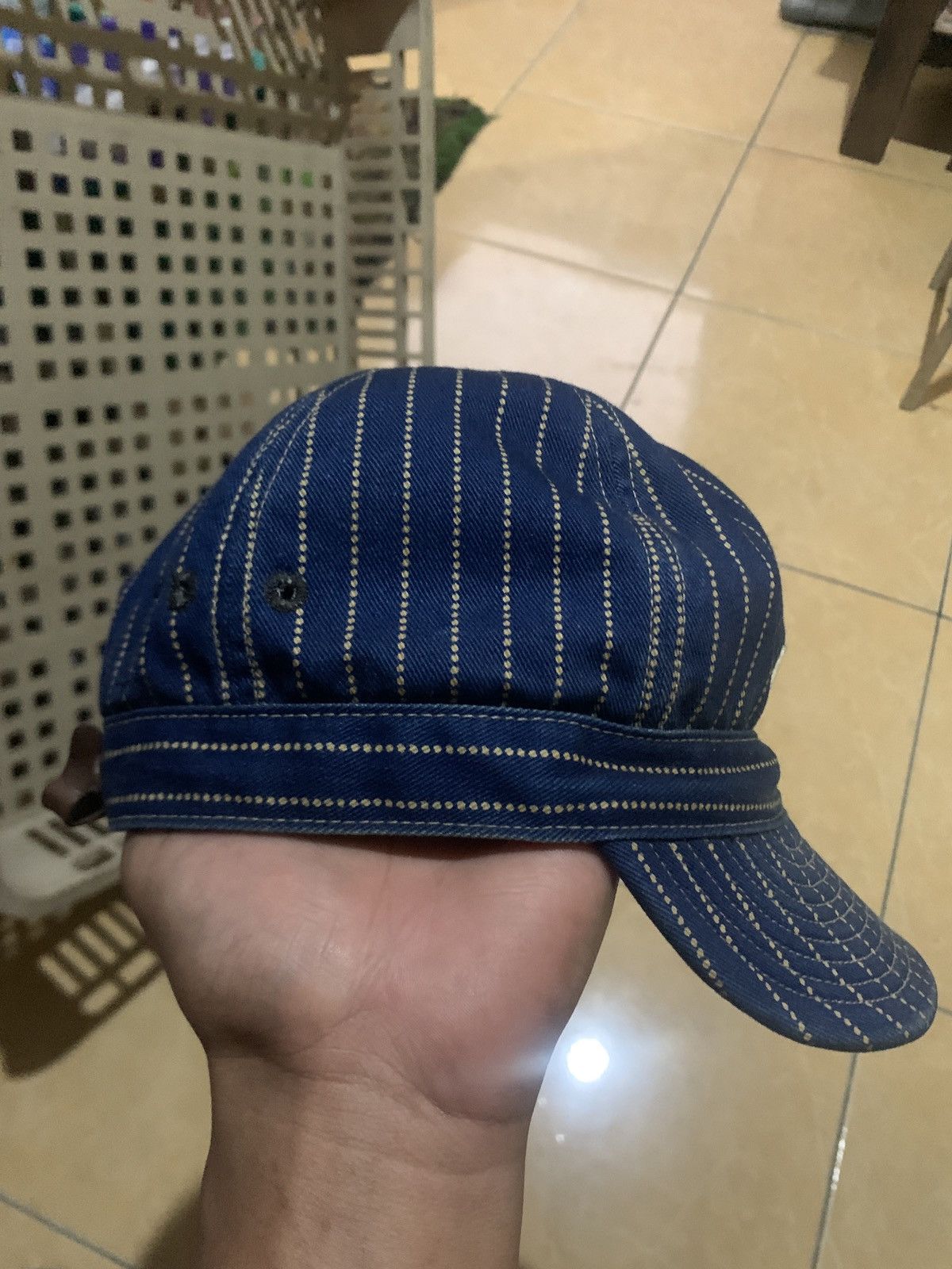 Ralph Lauren Vintage Double RRL Denim Pumpkin hat Size ONE SIZE - 3 Thumbnail