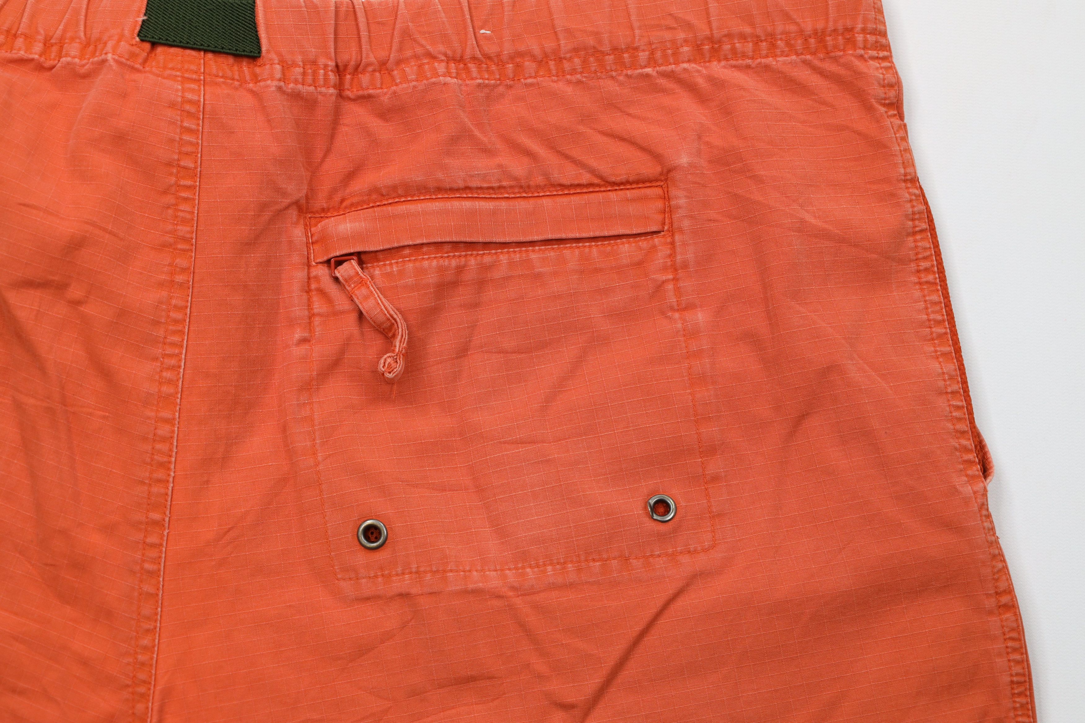 Gap Vintage Y2K 2000 Gap Ripstop Cargo Shorts Orange Cotton Size US 36 / EU 52 - 10 Thumbnail