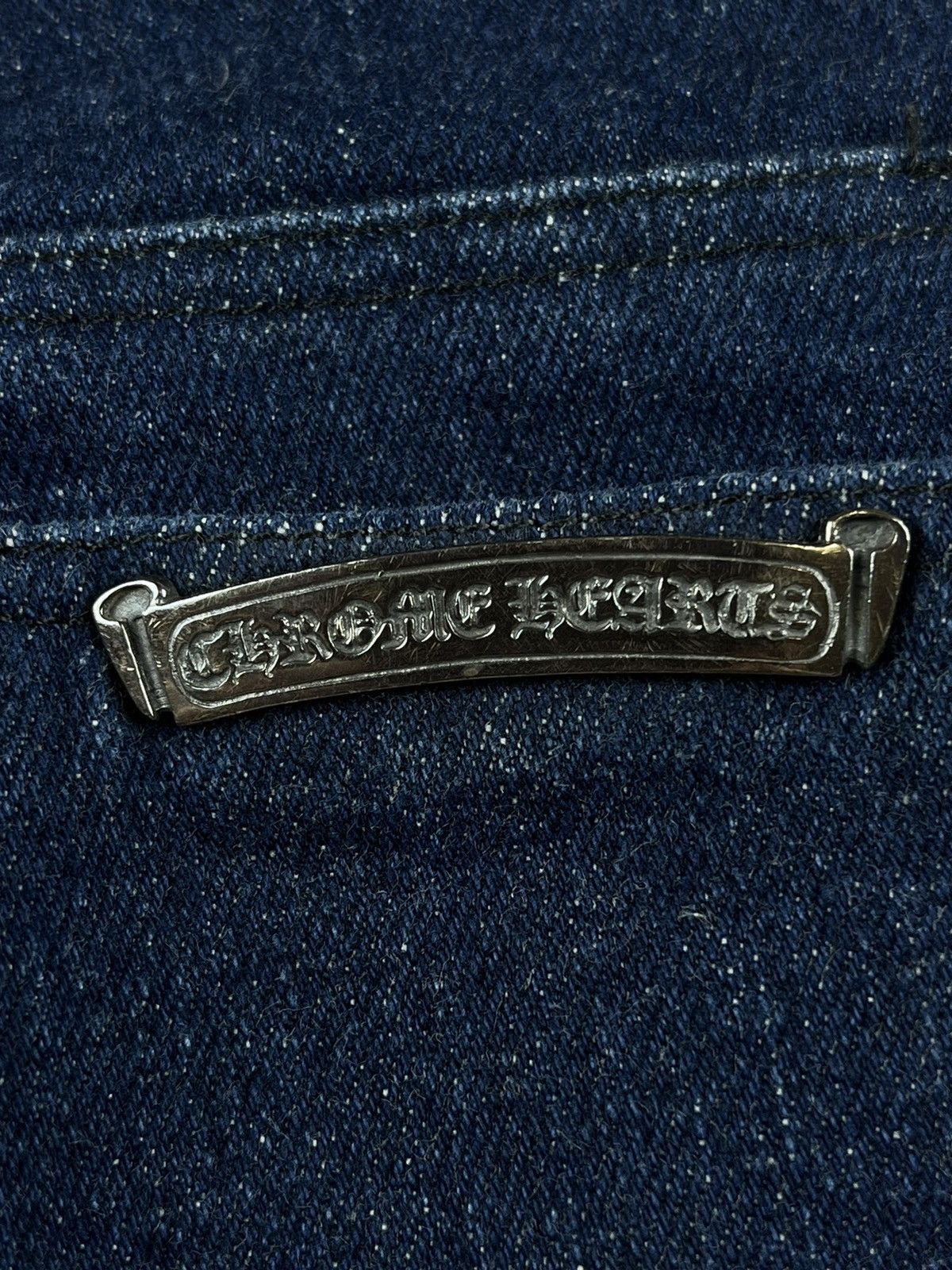 Chrome Hearts Chrome Hearts Cemetery Denim Patch Flared Stretch Jeans Size 32" / US 10 / IT 46 - 10 Thumbnail
